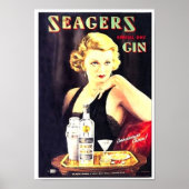 Seager's Gin Poster (Vorne)