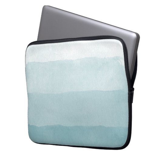 Seaglass Aqua Aqua Laptopschutzhülle (Vorderseite Links)