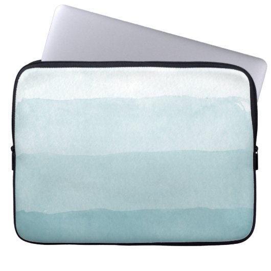 Seaglass Aqua Aqua Laptopschutzhülle (Vorderseite)