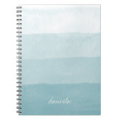 Seaglass Aqua Aqua Notizblock (Vorderseite)