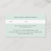 Seaglass Geode | Ernennungskarte Terminkarte (Rückseite)