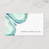 Seaglass Geode | Ernennungskarte Terminkarte (Vorderseite)