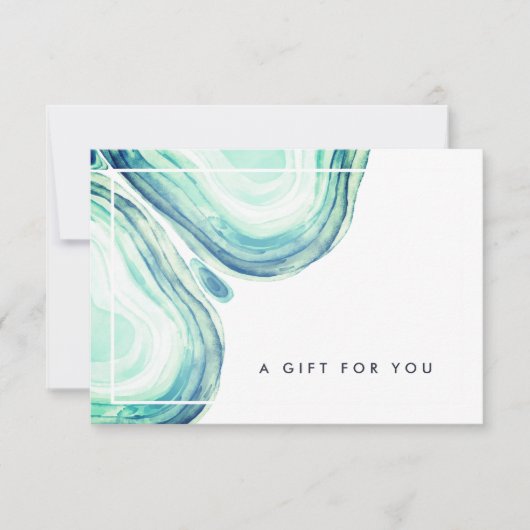 Seaglass Geode | Geschenkgutschein (Vorderseite)