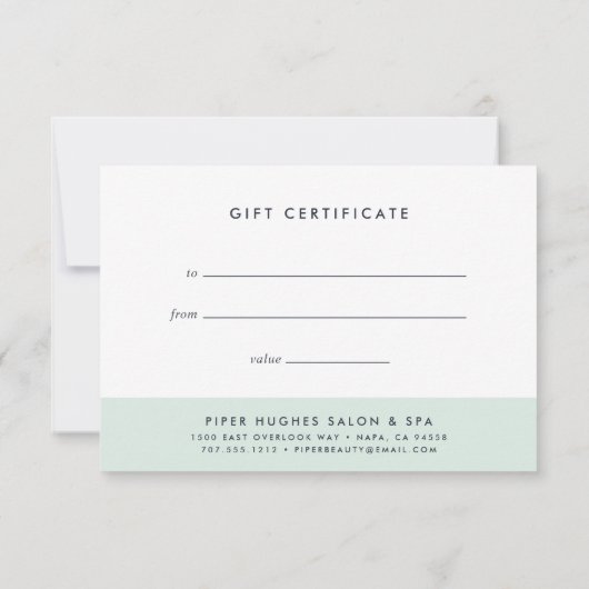 Seaglass Geode | Geschenkgutschein (Rückseite)