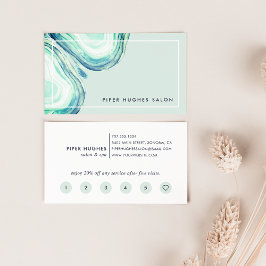 Seaglass Geode | Loyalität Treuekarte