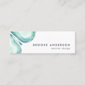 Seaglass Geode Mini Visitenkarte (Vorderseite)