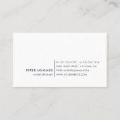 Seaglass Geode Visitenkarte (Rückseite)