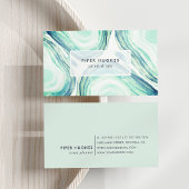 Seaglass Geode Visitenkarte