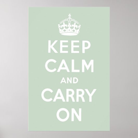 Seaglass Green Poster (Vorne)