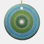 Seaglass Mandala Keramikornament (Hinten)