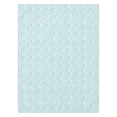 Seaglass Muster Türkis Pebble Küste Textur Tischdecke (Vorderseite)