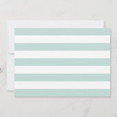 Seaglass Personalisiert Stationery Flat Note Card Mitteilungskarte (Rückseite)