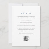 Seaglass Tides | Coastal All-in-One Hochzeit Einladung (Rückseite)