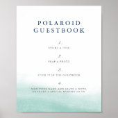 Seaglass Tides Foto Gäestbook Signatur Poster (Vorne)