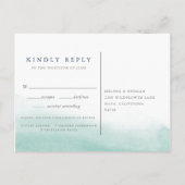 Seaglass Tides UAWG Postkarte mit Auswahl an Speis (Rückseite)