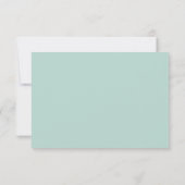 Seaglass Tides Wedding RSVP Karte (Rückseite)