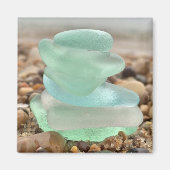 Seaglass- und Sandmagnet Magnet (Vorne)