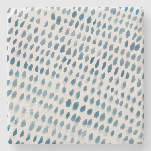 Seaglass Watercolor Marble Stone Untersetzer (Vorderseite)