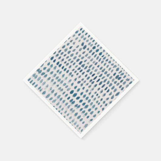 Seaglass Watercolor-Muster Serviette (Ecke)