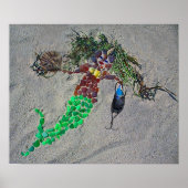 SeaGlassMermaid11x14Wrap Poster (Vorne)