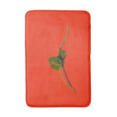 Seagrape Blooms - Bonfire Bath Mat Badematte (Vorderseite Vertikal)
