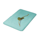 Seagrape Blooms - Golf Bath Mat Badematte (Schrägansicht)