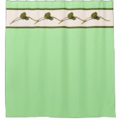 Seagrape Blooms - Limoner Duschvorhang (Vorderseite)