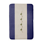 Seagrape Blooms Strip- Badematte (Vorderseite Vertikal)