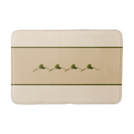 Seagrape Blooms Stripe - Dunes- Badematte