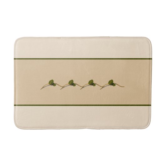 Seagrape Blooms Stripe - Dunes- Badematte (Vorderseite)