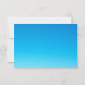 Seagrass Beach Wedding UAWG Response RSVP Karte (Rückseite)