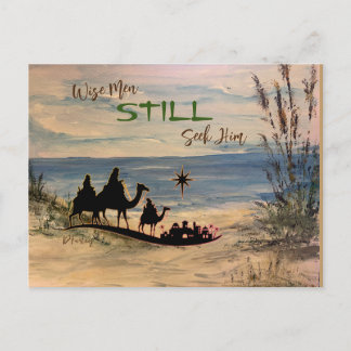 Seagrass Christmas Postcard Postkarte