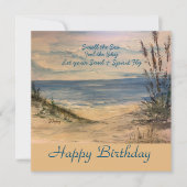 Seagrass Flat  Card Dankeskarte (Vorderseite)