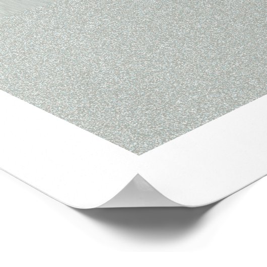 Seagrasse im Nebel Poster (Ecke)