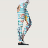 Seagul Starfish Pattern Leggings (Rechts)