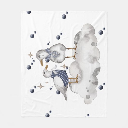 Seagull Adventure Baby Collection | gemütlich Fleecedecke (Vorderseite)