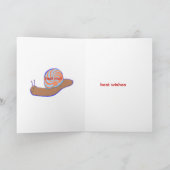 Seagull Air Mail Geburtstag hinzufügen Name Karte (Innenseite)