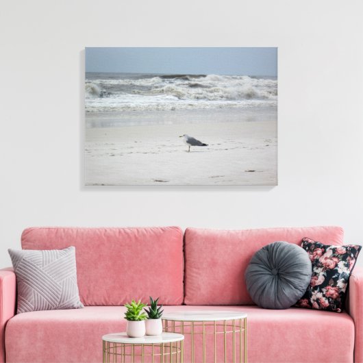 Seagull am Meer auf der Leinwand (Insitu (Wohnzimmer))