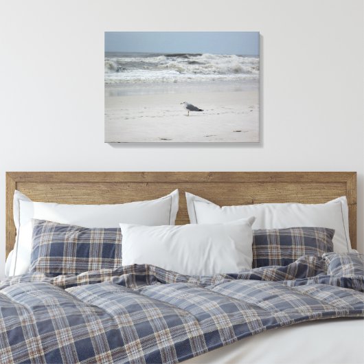 Seagull am Meer auf der Leinwand (Insitu (Schlafzimmer))