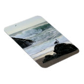 Seagull am Meer Magnet (Rechte Seite)