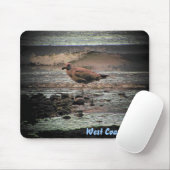 Seagull am Strand der Westküste Mousepad (Mit Mouse)