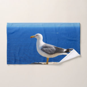 Seagull am Strand Handtuch