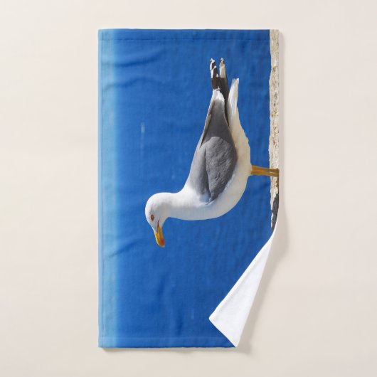 Seagull am Strand Handtuch (Handtuch)