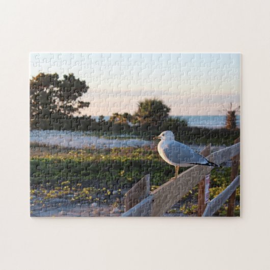 Seagull am Strand Puzzle (Horizontal)