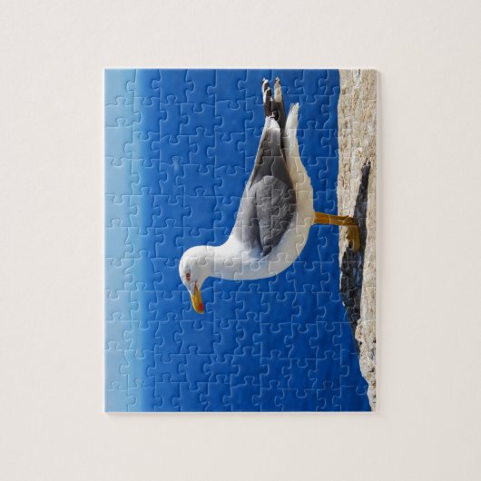 Seagull am Strand Puzzle (Vertikal)