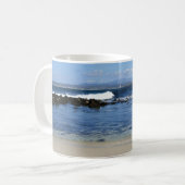 Seagull am Strand, Tasse (Vorderseite Links)