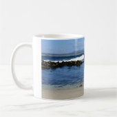 Seagull am Strand, Tasse (Links)