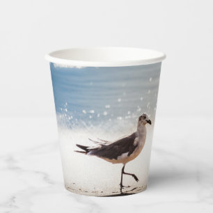 Seagull am Strand von Virginia Pappbecher