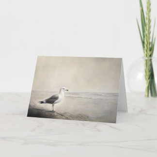 Seagull am Ufer Karte