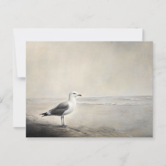 Seagull am Ufer Postkarte